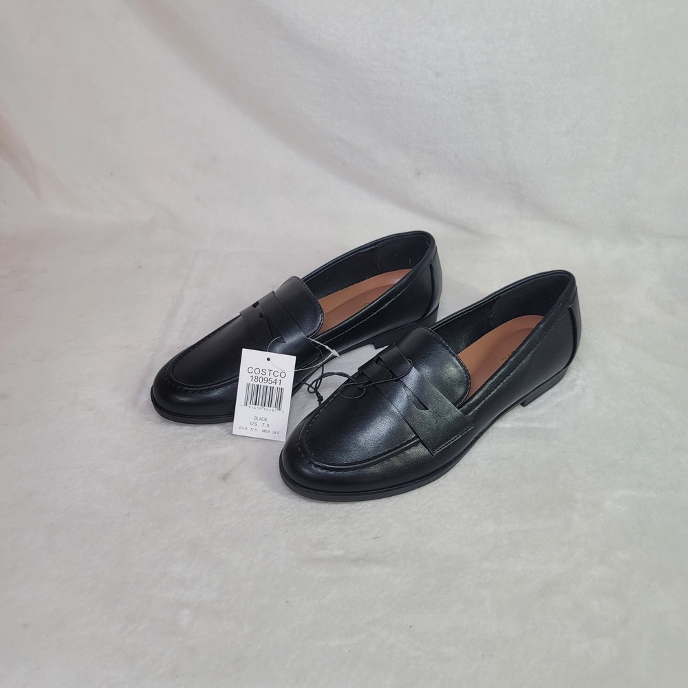 Kensie Gitty Dark Academia Whimsigoth Loafers Black Modern Preppy Size 7.5 M